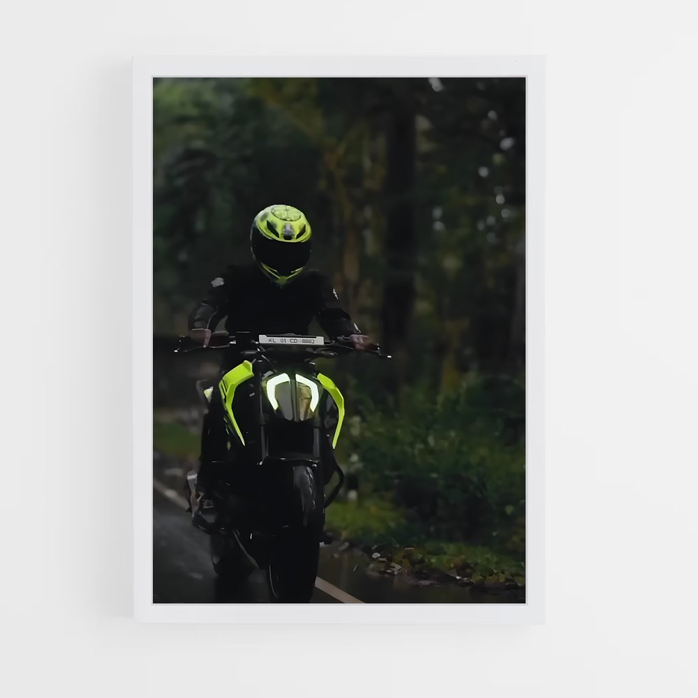 Poster Route Éclaboussée – affiche KTM Moto (vue 3)